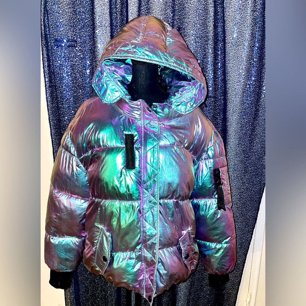 Iridescent Puffer Jacket/Coat